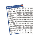 Avery manuel etiket tal 00-99 sort/hvid (2 x99) – image 2