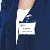 Navneskilteholder m/klips 60x90mm (25) – image 2