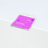 Navneskilteholder m/kort 60x90mm (20)