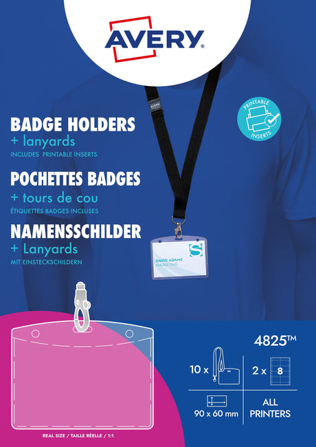 Navneskilteholder m/nøglesnor 60x90mm (10) – image 4