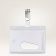 Kortholder t/1 ID-kort m/klips 54x85mm (25) – image 1