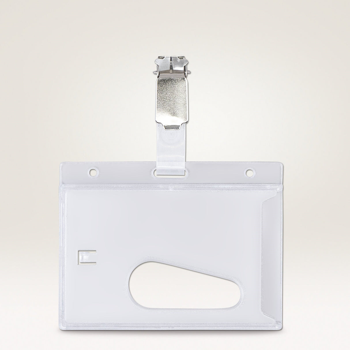 Kortholder t/1 ID-kort m/klips 54x85mm (25) – image 1