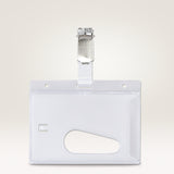 Kortholder t/1 ID-kort m/klips 54x85mm (25) – image 1