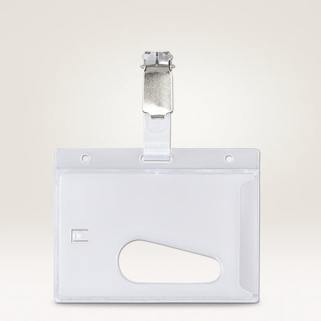 Kortholder t/1 ID-kort m/klips 54x85mm (25) – image 1