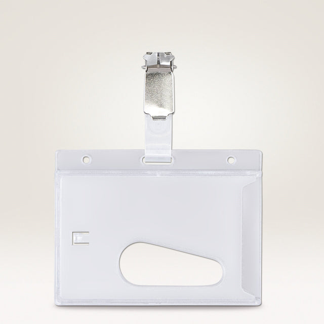 Kortholder t/1 ID-kort m/klips 54x85mm (25) – image 1