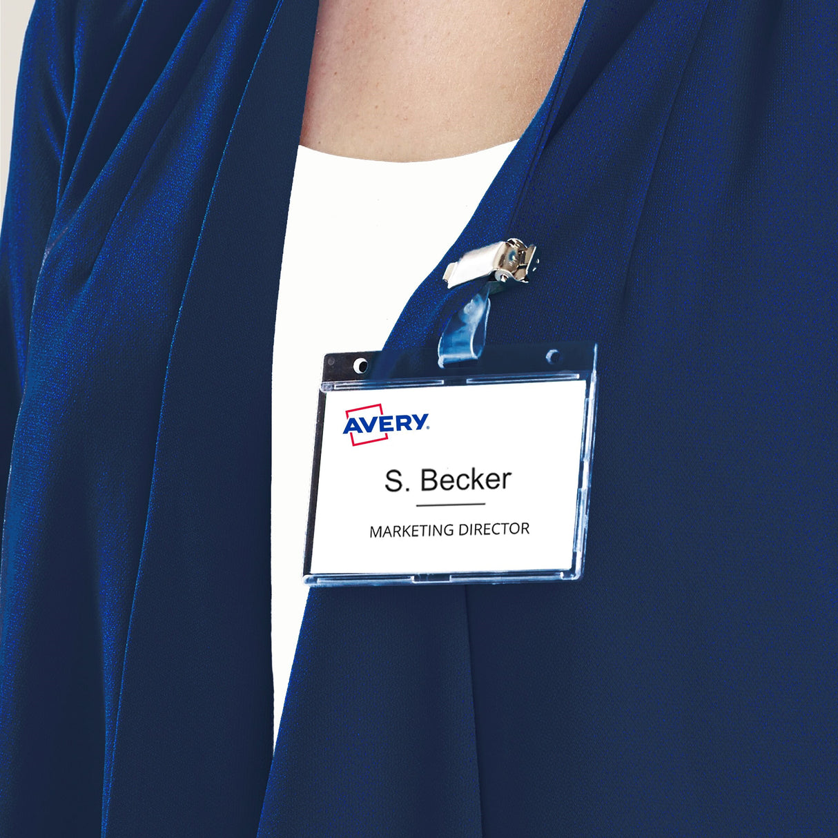 Kortholder t/1 ID-kort m/klips 54x85mm (25) – image 2