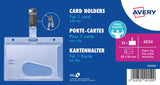 Kortholder t/1 ID-kort m/klips 54x85mm (25) – image 3