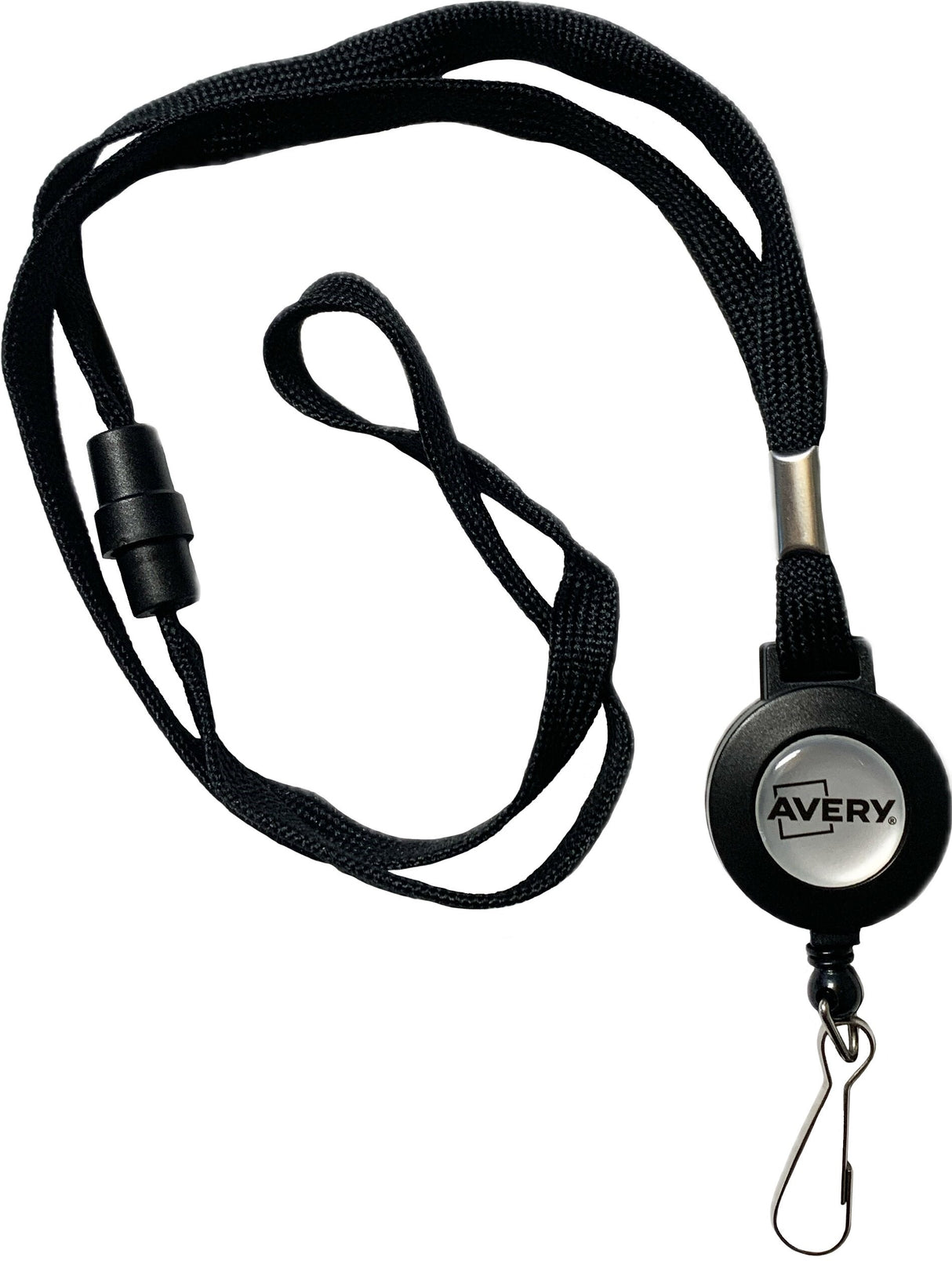 Nøglesnore m/yoyo-hjul sort (10) – image 1