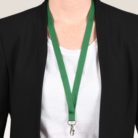 Nøglesnor m/karabinhage genbrugsplast grøn (10) – image 2