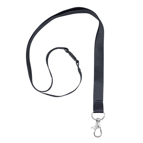 Nøglesnor m/karabinhage genbrugsplast sort (10) – image 5