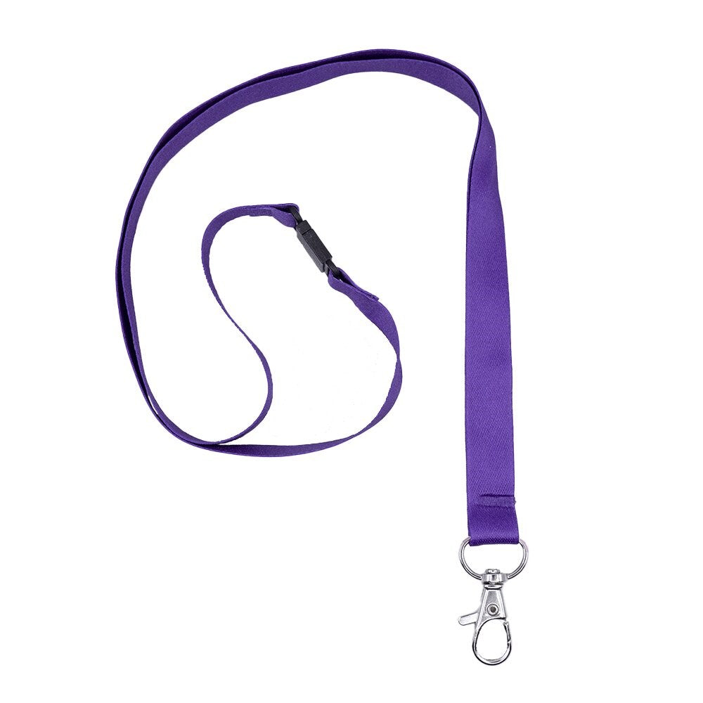 Nøglesnor m/karabinhage genbrugsplast lilla (10) – image 5