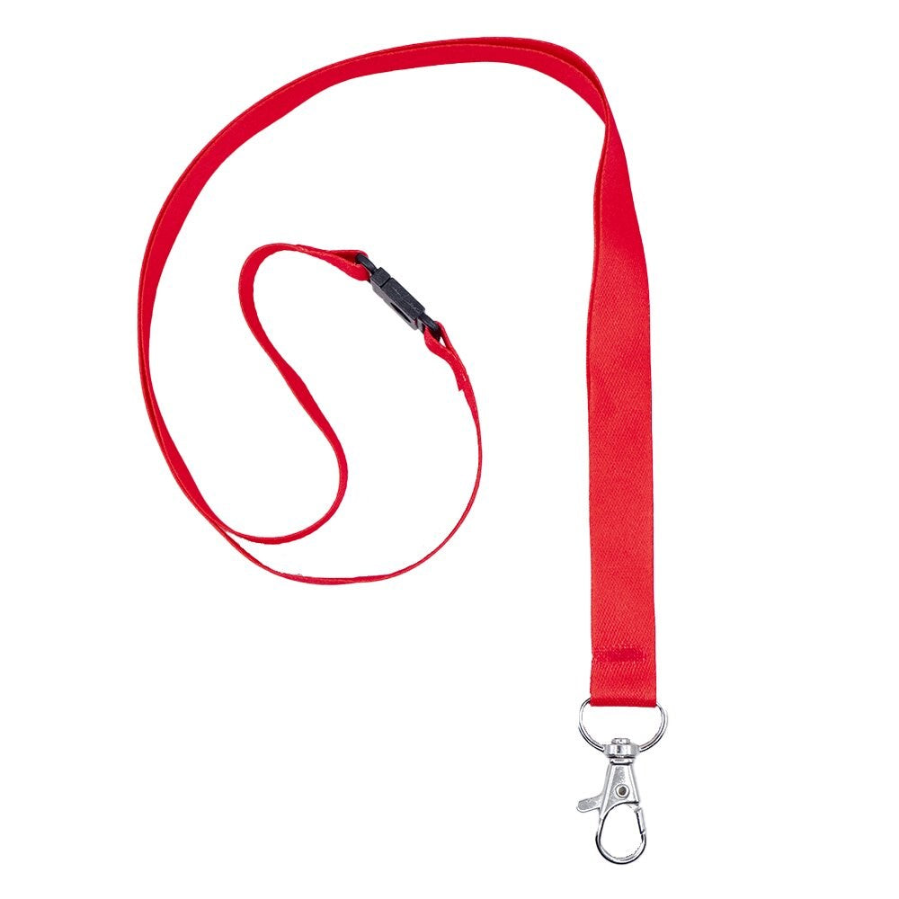Nøglesnor m/karabinhage genbrugsplast rød (10) – image 5