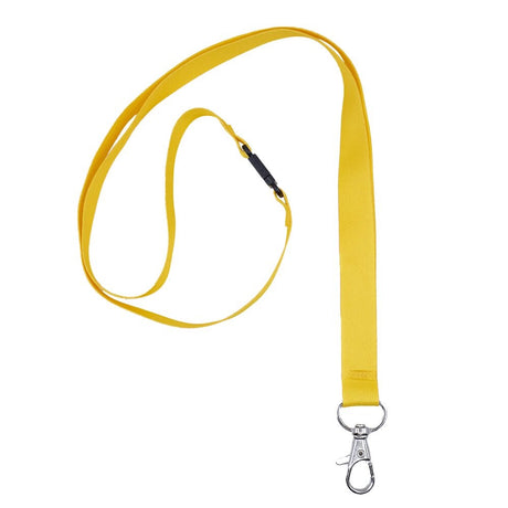 Nøglesnor m/karabinhage genbrugsplast gul (10) – image 5