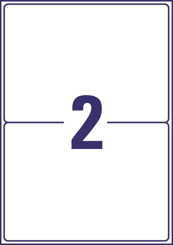 Avery forsendelsesetiket 199,6x143,5mm (600)