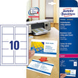 Avery Visitkort mat 220g 85x54 (250)