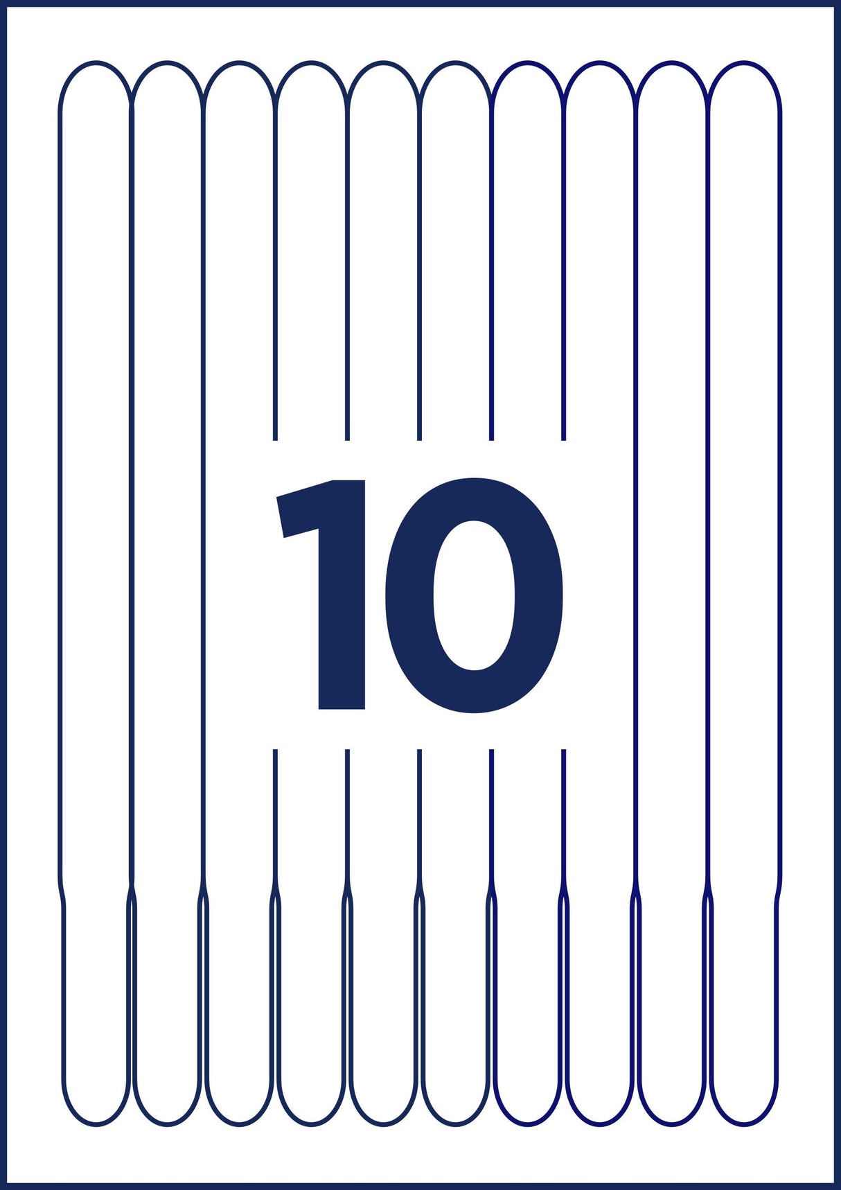 Festivalarmbånd printbar 265x18mm hvid (100) – image 3