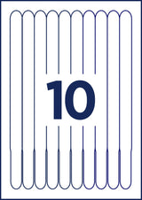 Festivalarmbånd printbar 265x18mm hvid (100) – image 3