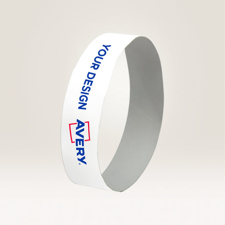 Festivalarmbånd printbar 265x18mm hvid (100) – image 4