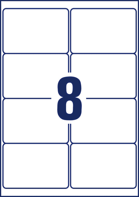 AVERY aftagelige etiket stærke 99,1x67,7mm (160) – image 3