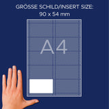 Indstik t/navneskilte printbare 54x90mm (200) – image 4