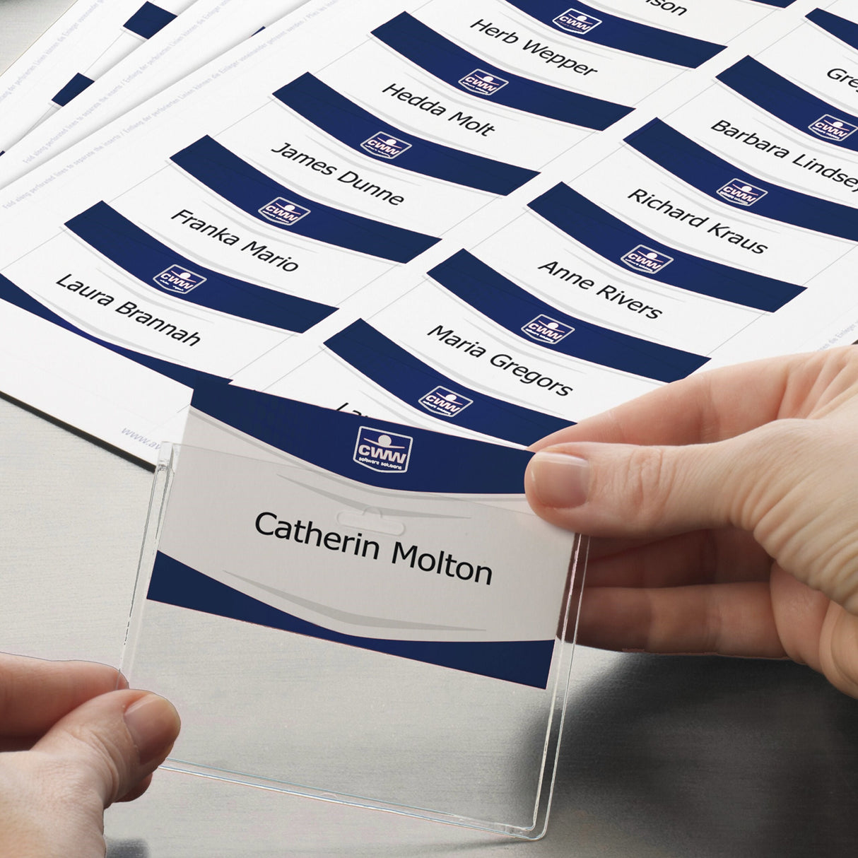 Indstik t/navneskilte printbare 54x90mm (200) – image 5