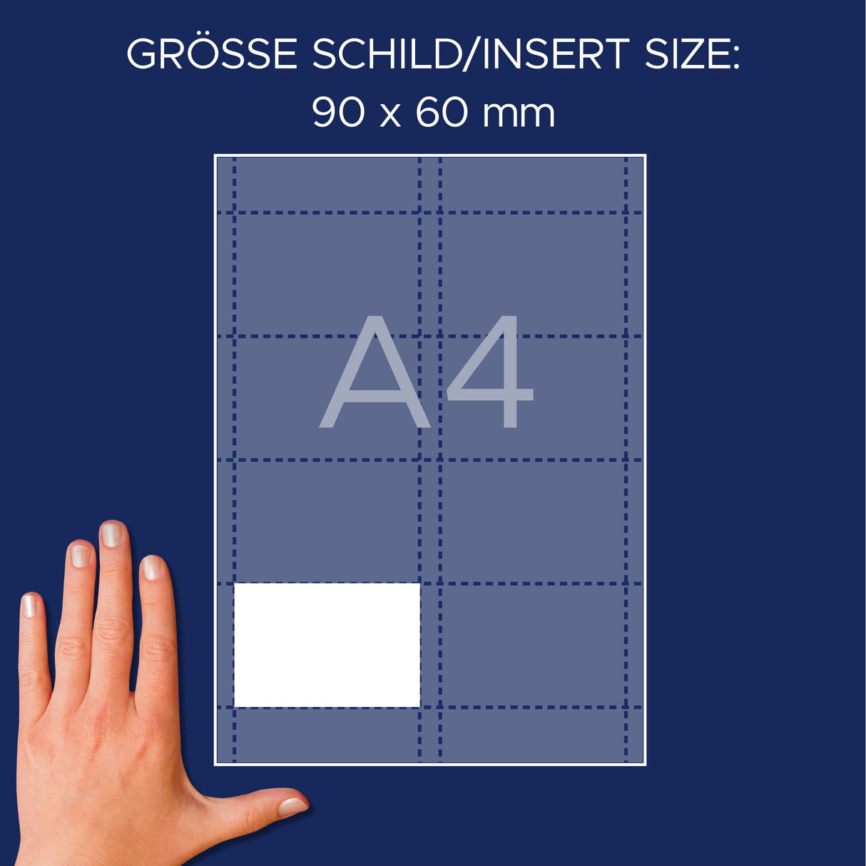 Indstik t/navneskilte printbare 60x90mm (160) – image 4
