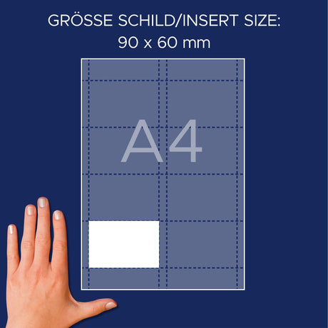 Indstik t/navneskilte printbare 60x90mm (160) – image 4