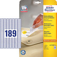 Avery aftagelig etiket 25,4x10mm (5670) – Etiketter