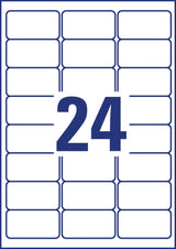 AVERY aftagelige etiket stærke 63,5x33,9mm (480) – image 3