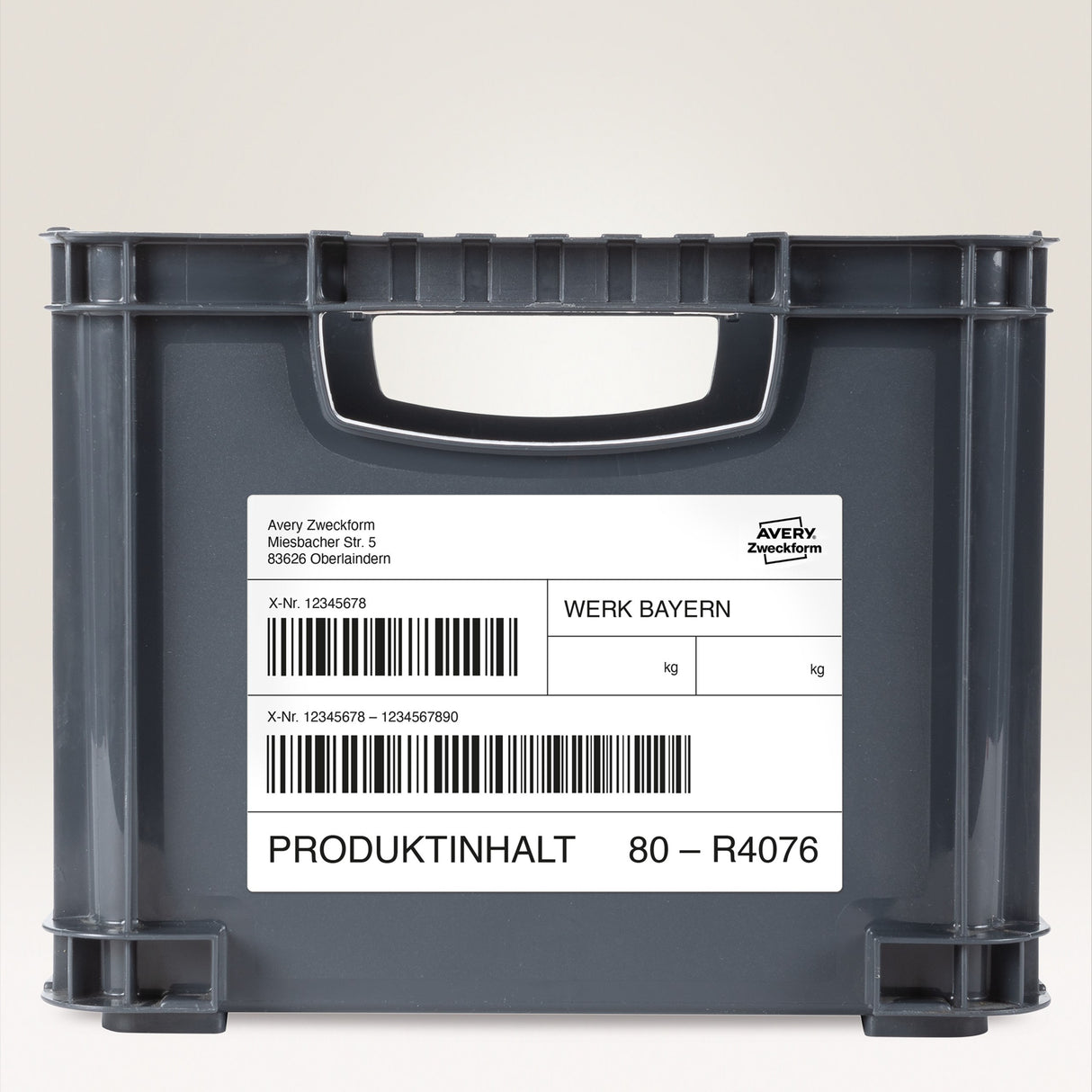 AVERY aftagelige etiket stærke 99,1x139mm (80) – image 5