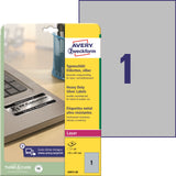 AVERY ekstra stærk etiket sølv 210x297mm (20) – image 1