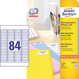 Avery adresseetiket/dias 46x11,1mm (2100) – image 1