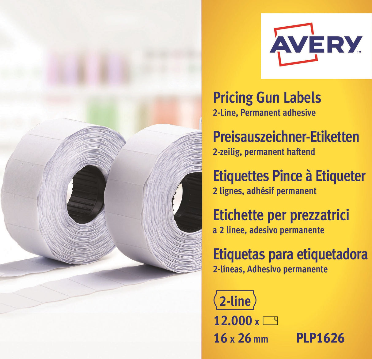 Labels 26x16 G2 White 10-rolls – image 1