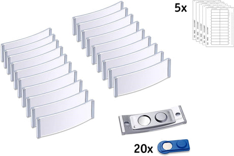 Navneskilt m/magnet Badgepoint 68x22mm stålramme (20) – image 4