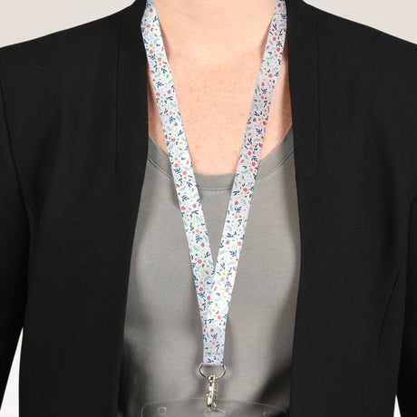 Nøglesnor m/karabinhage genbrugsplast Flower (10) – image 2