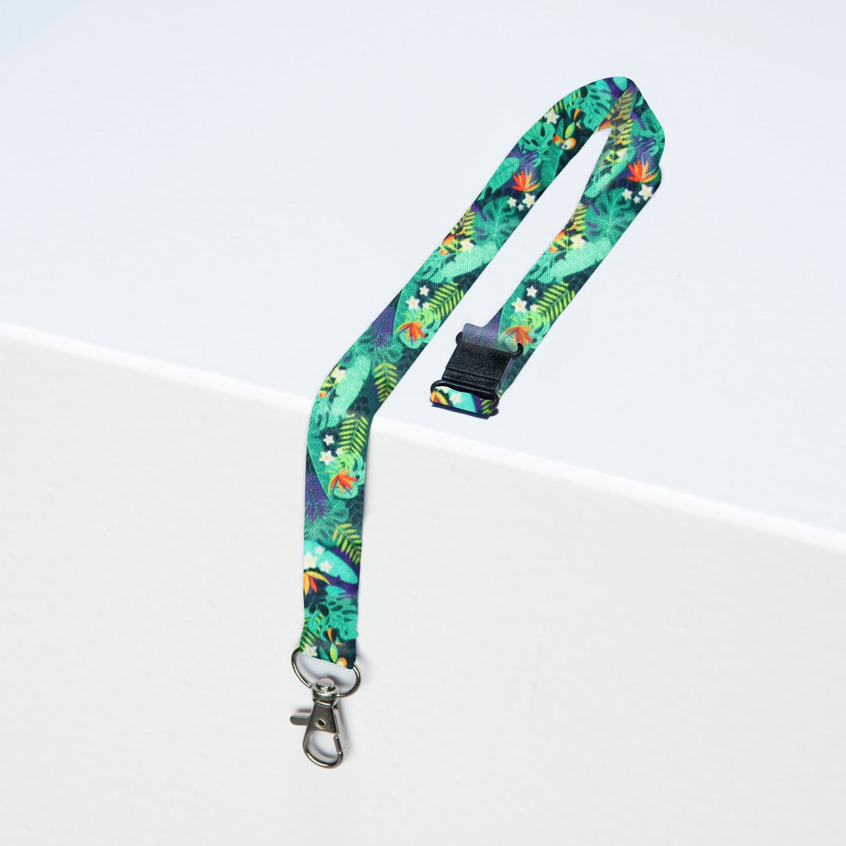 Nøglesnor m/karabinhage genbrugsplast Tropical (10) – image 1