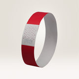 Festivalarmbånd Tyvek rød (500) – image 4