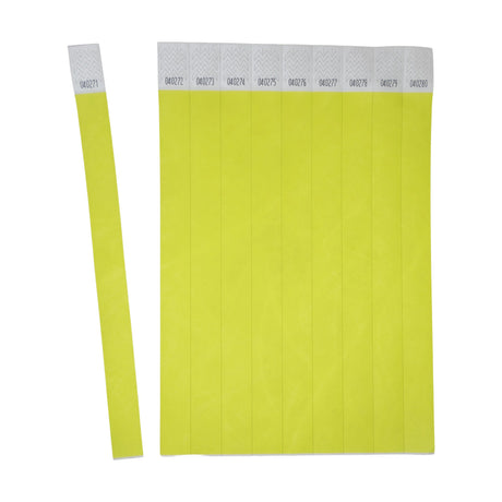 Festivalarmbånd Tyvek neongul (500) – image 3