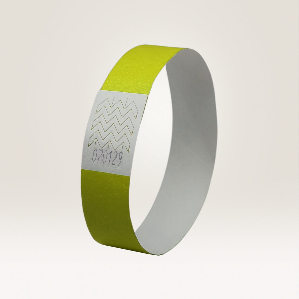 Festivalarmbånd Tyvek neongul (500) – image 4