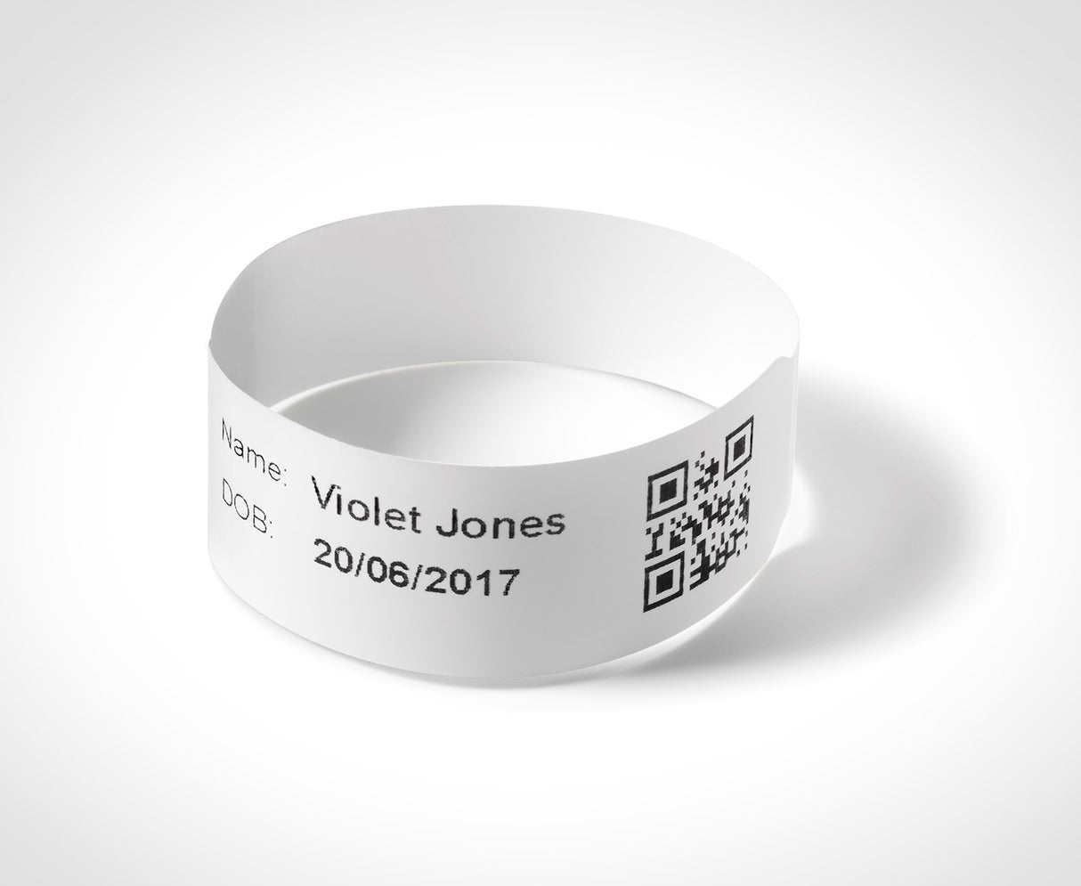 Brother Wristband, Infant, Adhesive 165mmx20mm, 250 per roll (4) – Etiketter (billede 2)