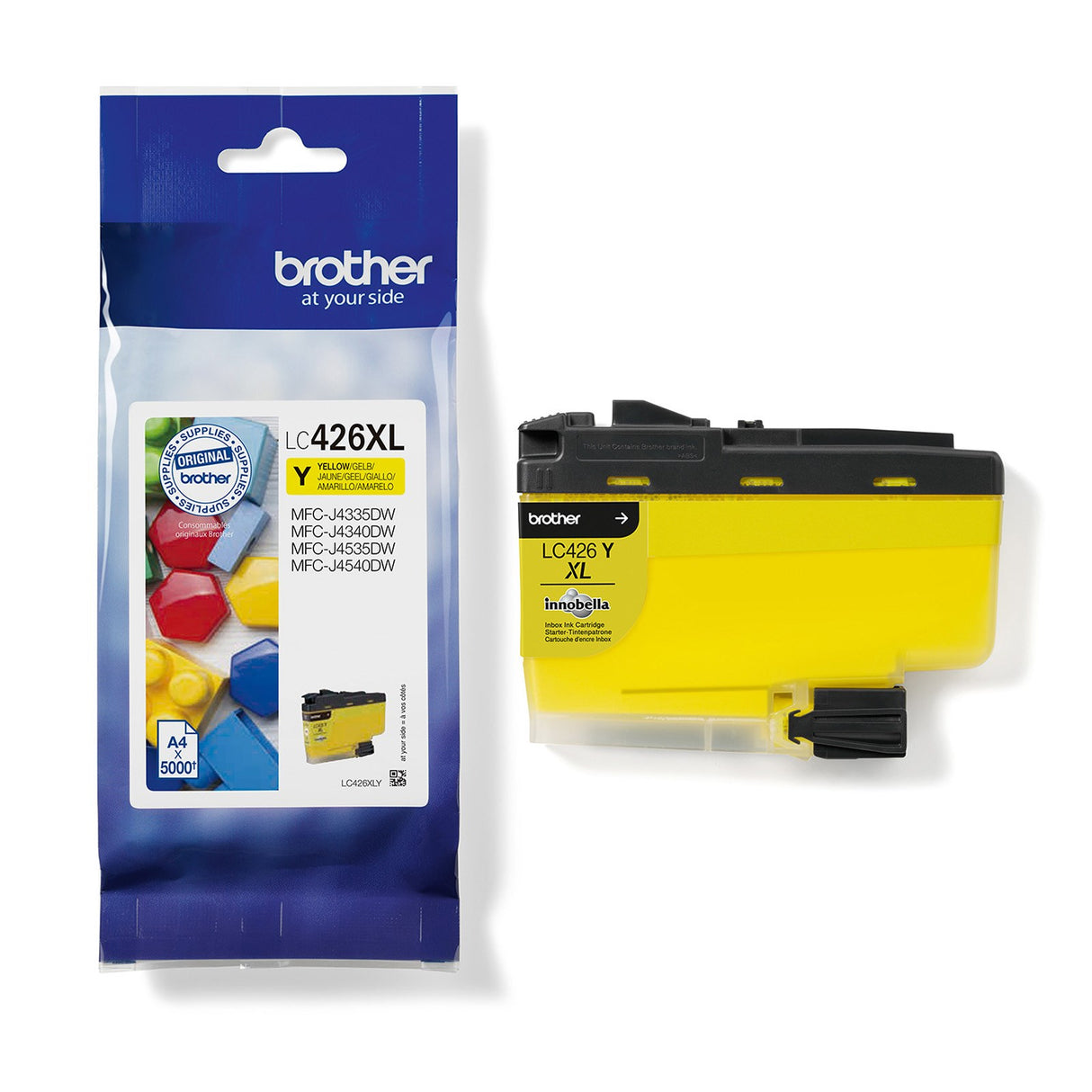 Brother LC426XLY ink cartridge yellow 5K – Blækpatroner