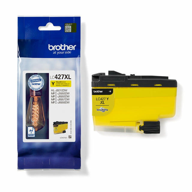 Brother LC427XLY ink cartridge yellow 5K – Blækpatroner