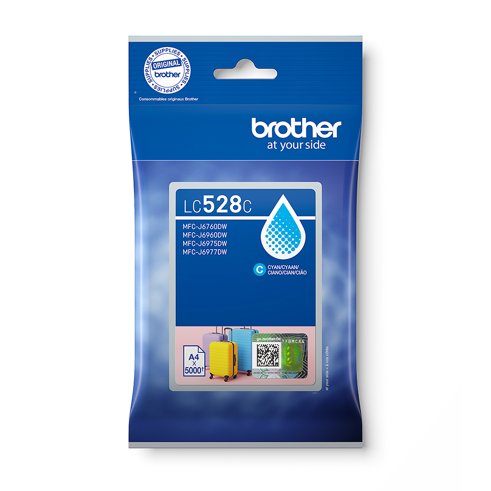 Brother LC528C Cyan ink cartridge Super High Yield 5K – Blækpatroner
