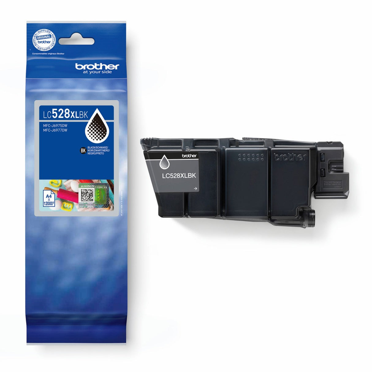 Brother LC528XLBK Black ink cartridge Ultra High Yield 12K – Blækpatroner (billede 3)