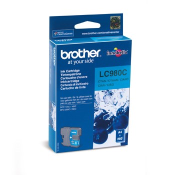 Brother LC980C ink cartridge cyan 260 pages – Blækpatroner