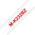 M-K232 tape 12mm red/white