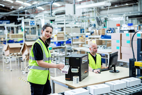 industriel labelprinter, bredde max: 104mm, farvetouchdispla – image 2