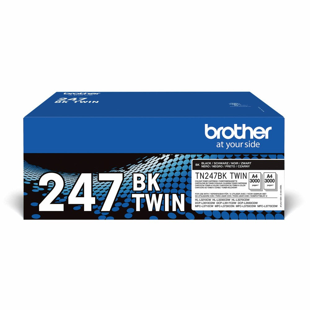 Brother TN247K TWIN-pack black toners (2 x 3K) – Lasertonere