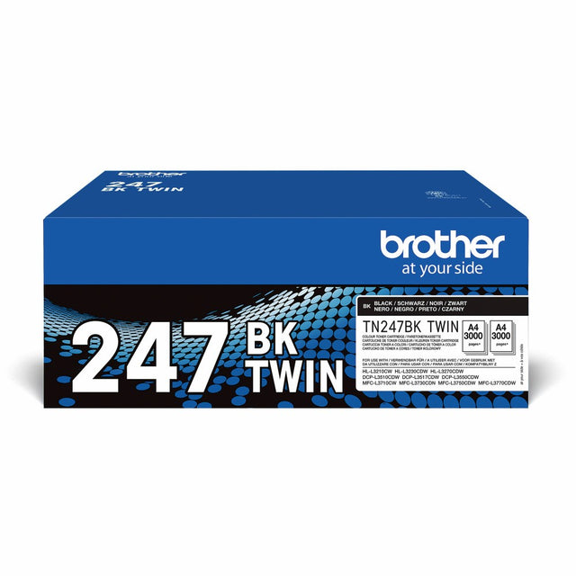 Brother TN247K TWIN-pack black toners (2 x 3K) – Lasertonere