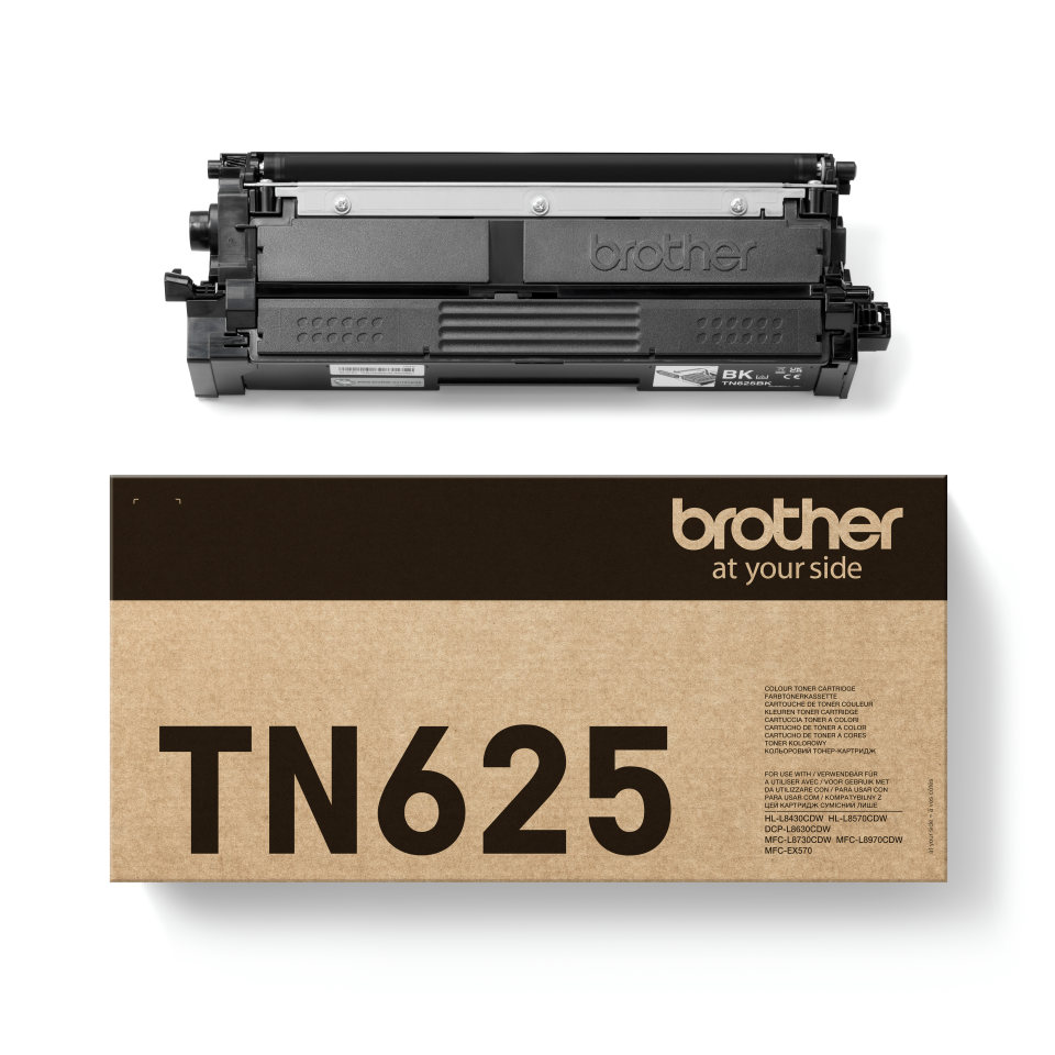Brother TN625BK Black Toner Cartridge 3K – Lasertonere